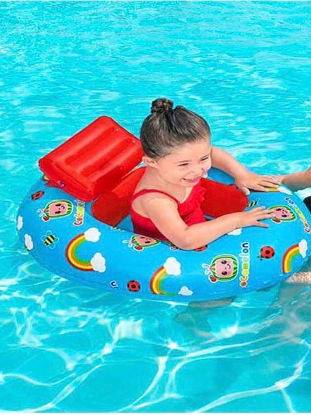 🇺🇸Cocomelon Inflatable Toddler Watercraft - Blue & Red - Picture 2 of 6